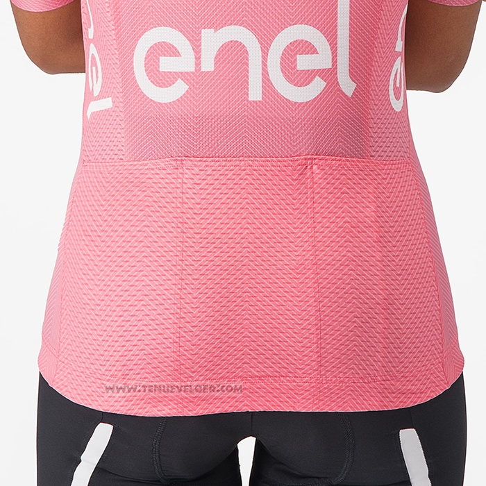 2024 Maillot Cyclisme Femme Giro d'Italia Rose Manches Courtes Et Cuissard